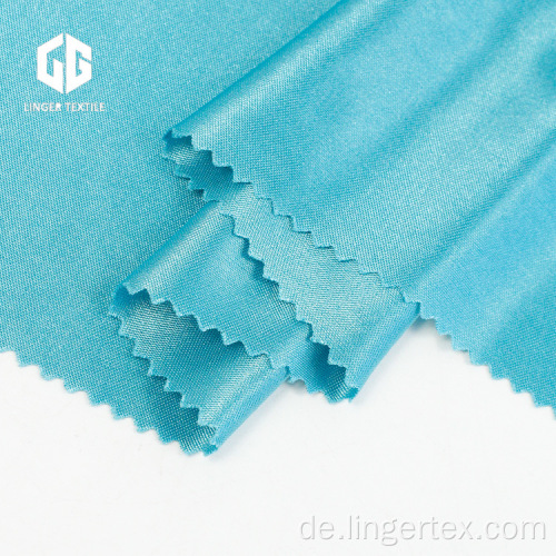 100% Polyester 75D FDY Interlock Stoff mit Glanz